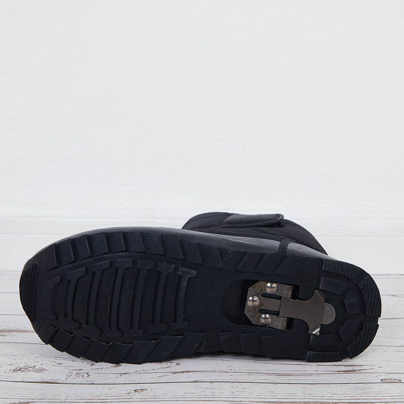 Winter Snow Ankle Boots Warm Fur Lining Waterproof Slip On Booties