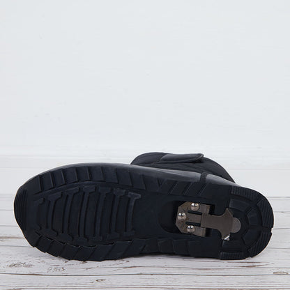 Winter Snow Ankle Boots Warm Fur Lining Waterproof Slip On Booties