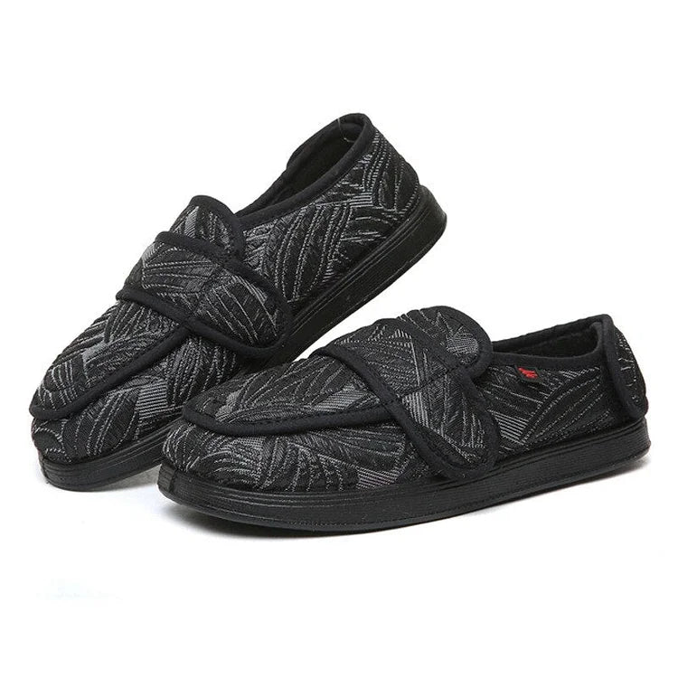 Soft Diabetic Slippers for Wide Feet - Adjustable Comfort