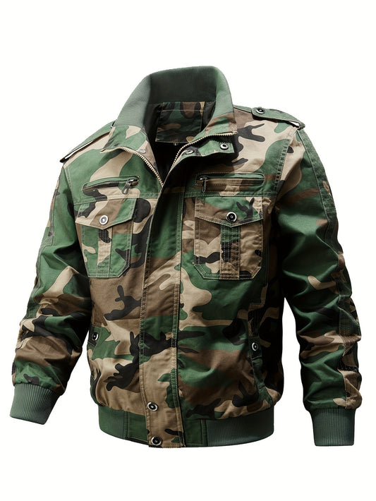 Breathable Outdoor Mens Camouflage Jacket With Storage - OutfitLondon