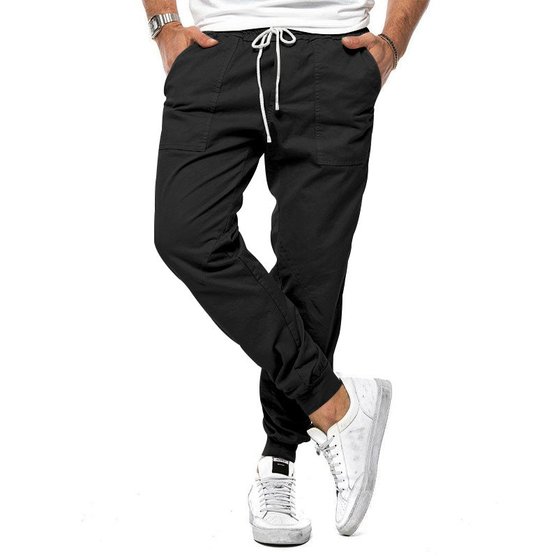 Comfortable Loose Fit Cargo Pants with Elastic Waist
