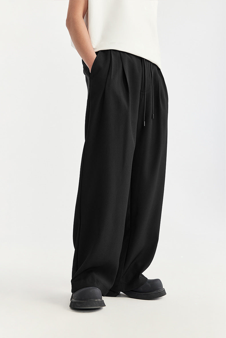 Comfortable Loose Fit Mens Elastic Pants - OutfitLondon