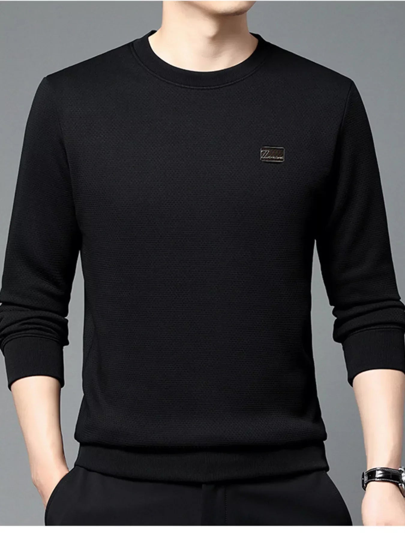 Large Loose Fit Casual Long Sleeve T Shirt