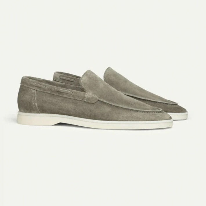 Soft Leather Slip On Shoes - OutfitLondon
