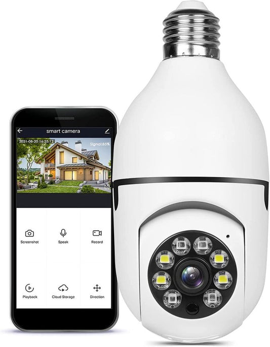 Safe Cam 360 Lightbulb Camera - Top-Rated Lightbulb Security Camera