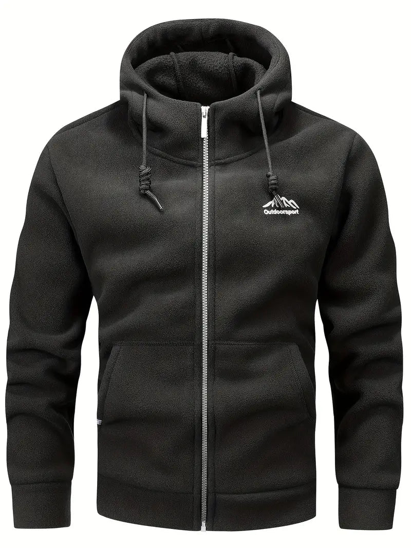 Men's Cozy Fleece Hooded Winter Jacket