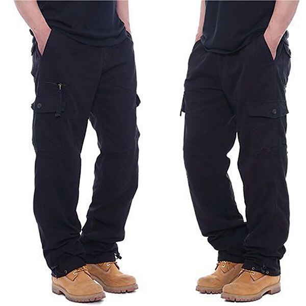 Men's Cargo Pants Hiking Pants Trousers Military Ripstop Breathable Quick Dry Zipper Pocket Pants
