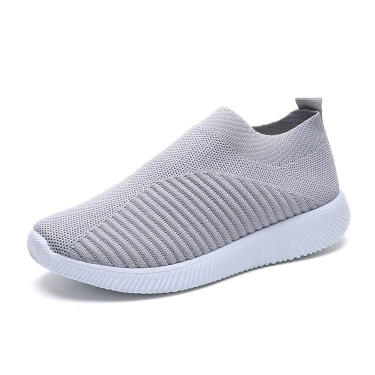 Women Shoes Knitting Sock Slip On Flat Sneakers