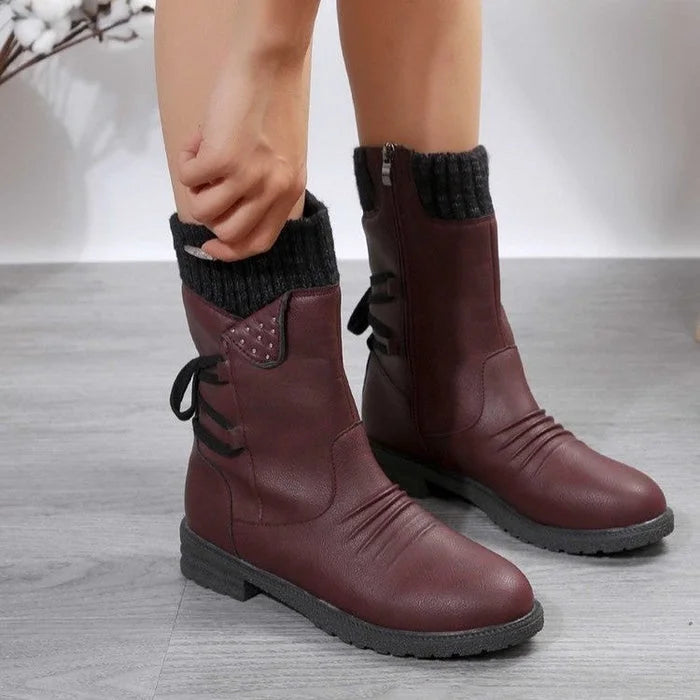Warm Insulated Rain Boots for Women