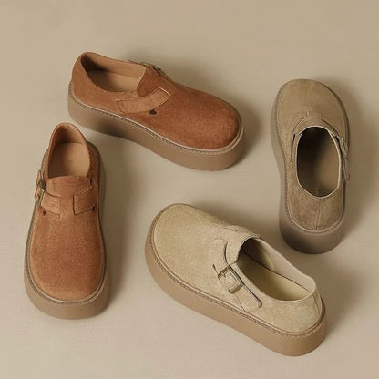 Women's Orthopedic Comfort Clogs | Suede Platform with Arch Support