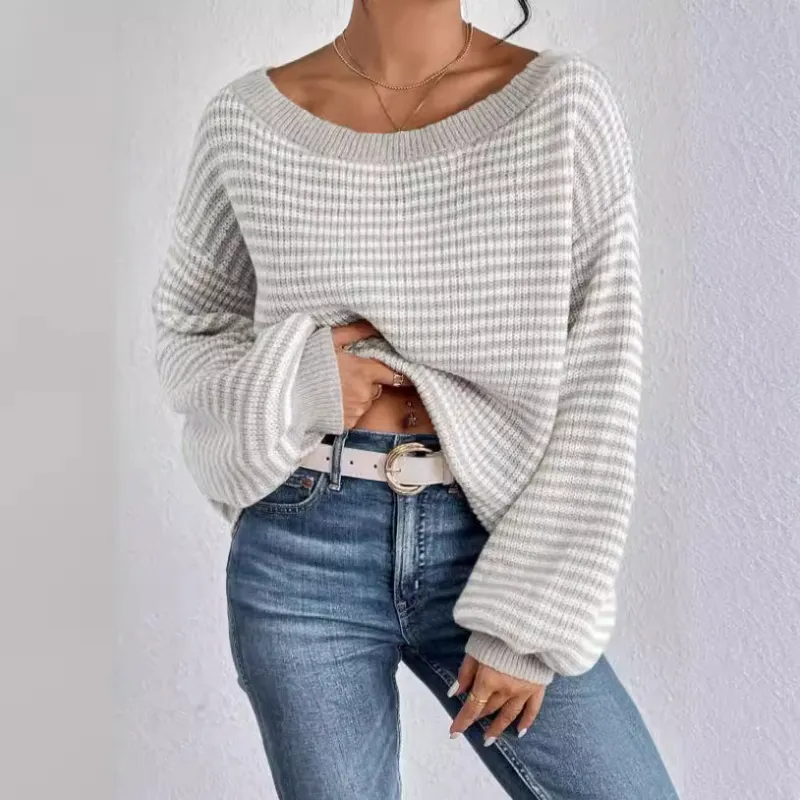 Chic Off The Shoulder Knit Sweater