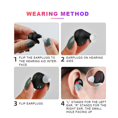 Rechargeable In Ear Digital Personal Hearing Aids For Seniors
