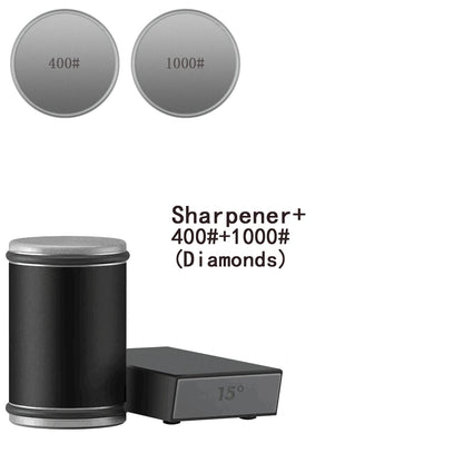 Easy Use Dual Angle Knife Sharpener with Magnetic Strip