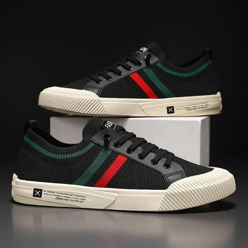 Timeless Textile Style Trainer - OutfitLondon
