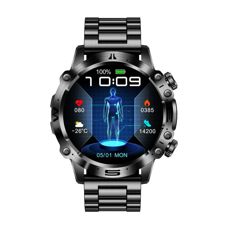 High quality ECG | EKG Blood Sugar Blood Pressure Health Sports Watch