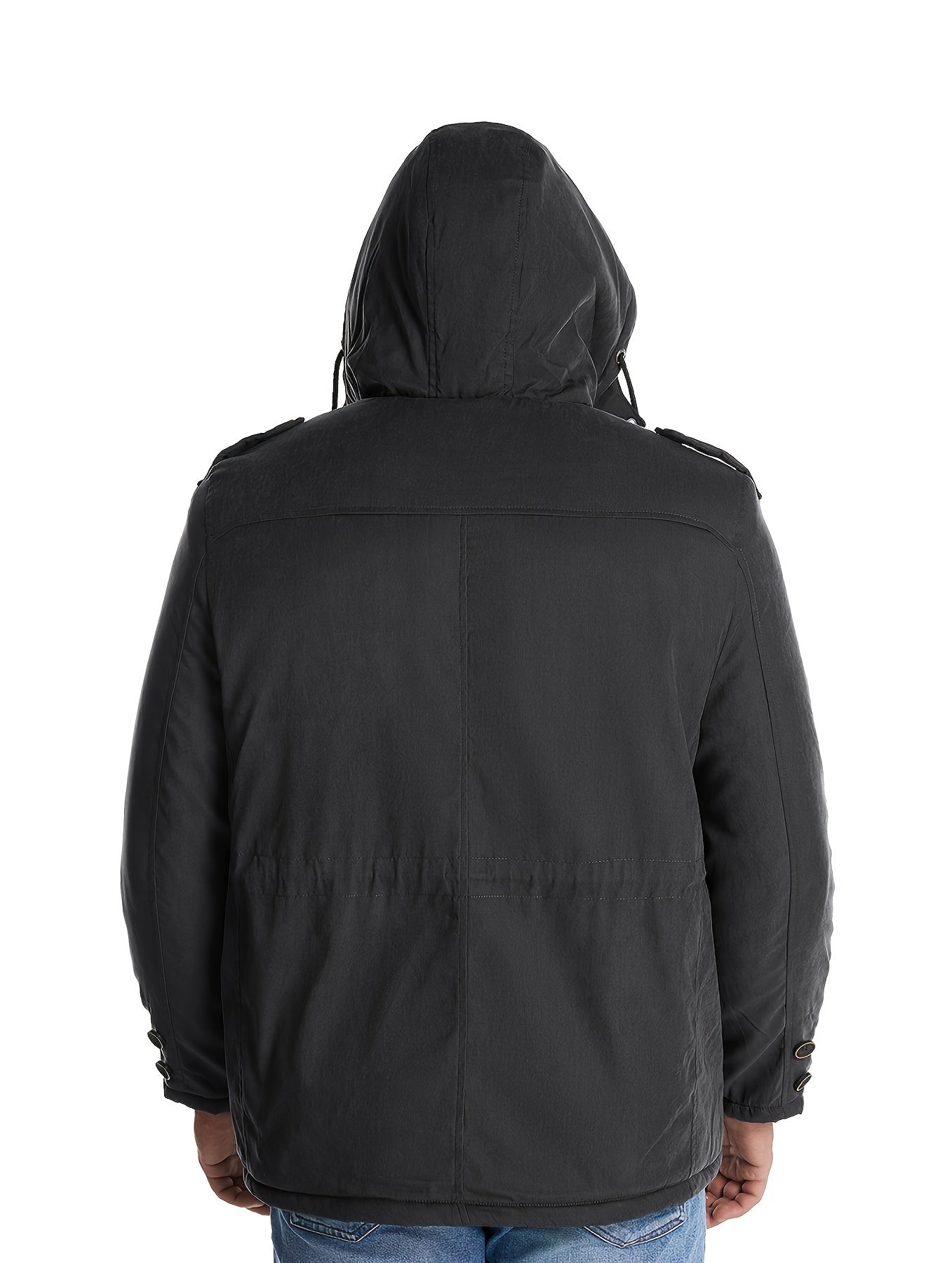 Warm Mens Heavy Parka Coat