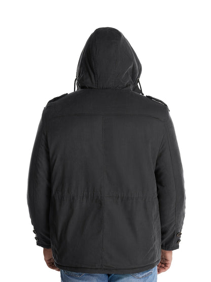 Warm Mens Heavy Parka Coat