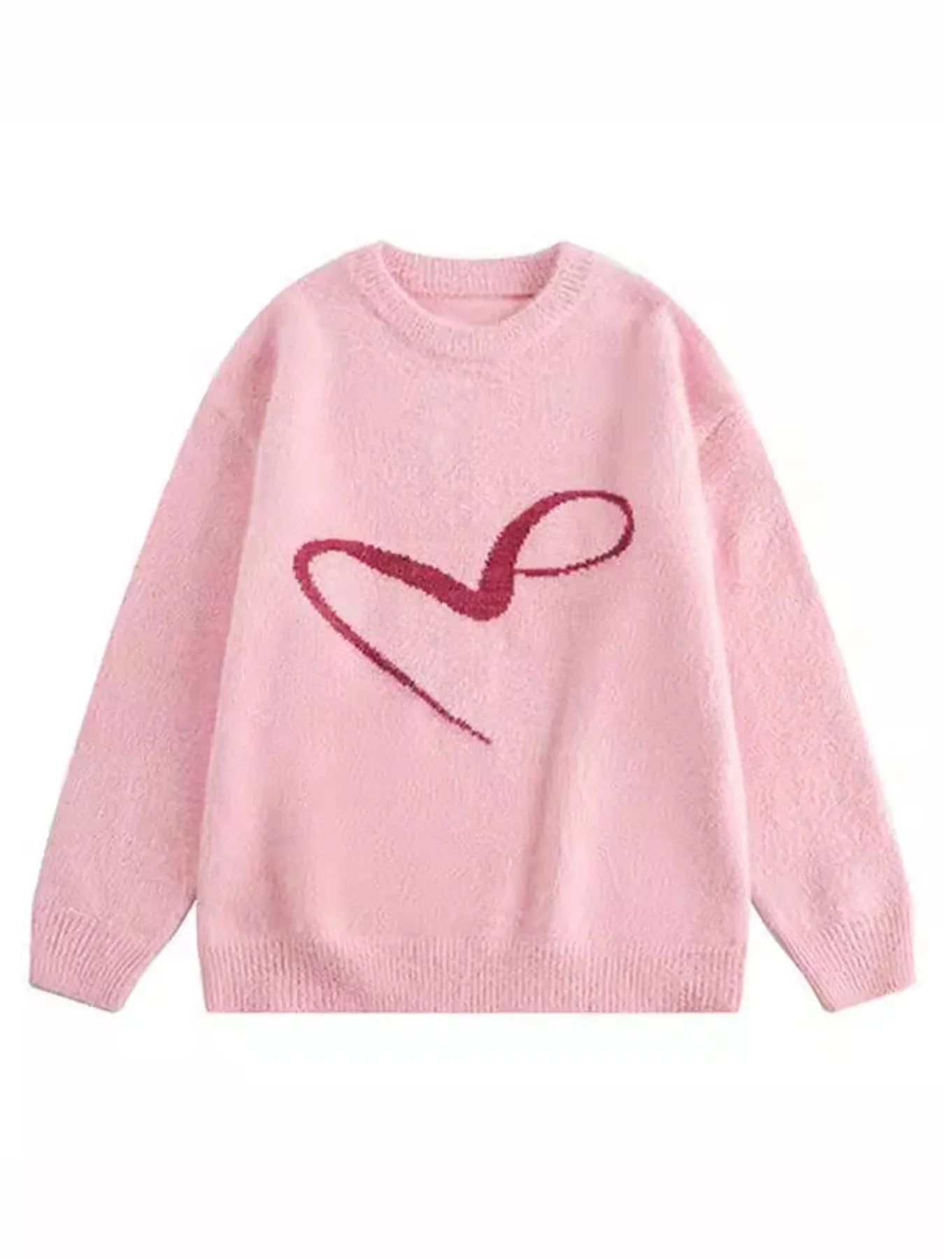 Comfortable Loose Fit Men's Crew Sweater