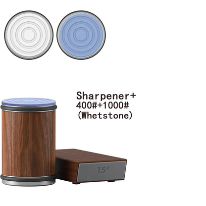 Easy Use Dual Angle Knife Sharpener with Magnetic Strip