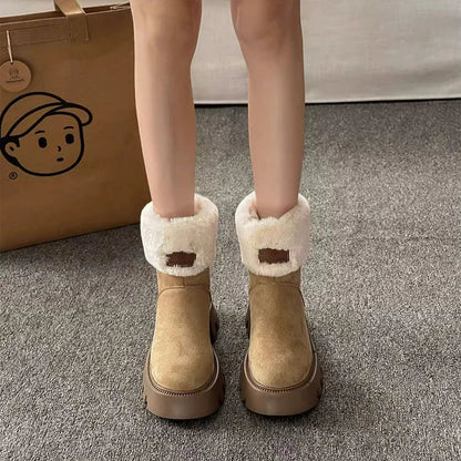 Warm Waterproof Insulated Winter Boots for Women