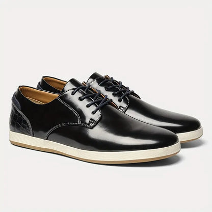 Premium Leather Running Shoes
