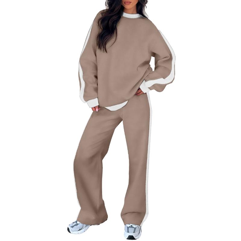 Soft Cozy Loungewear Set Sweatshirt and Jogger Pants