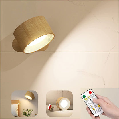 Cordless Wall Lamp - Battery Operated Light - Rechargeable Wall Light - Ambilume