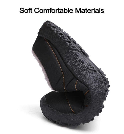 Fur Slippers For Men Waterproof Indoor And Outdoor Winter Slides