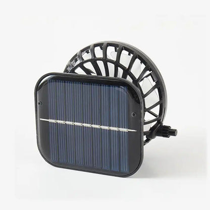 Men's Solar Fan Hat with 15cm Brim | Dual USB-Charged Ventilation & UV Protection for Hiking/Fishing