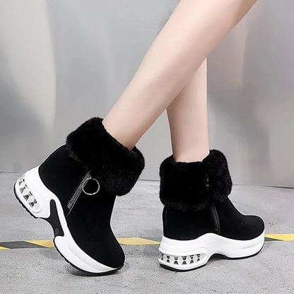 Warm Women's Faux Fur Winter Boots