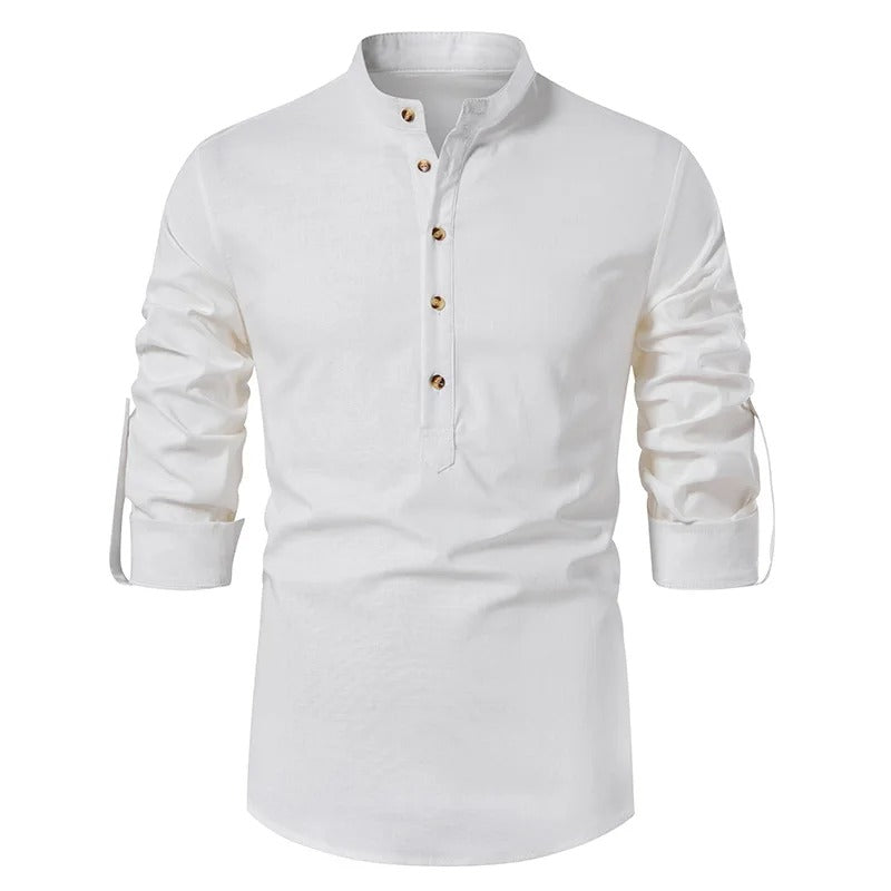 Timeless Cotton Shirt with Classic Collar