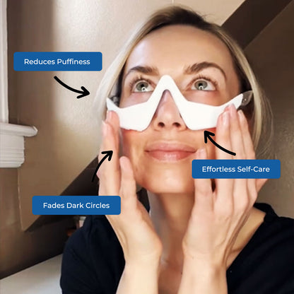 Revital Eyes Under-eye Red Light Therapy, Reduces Puffiness & Dark Circles, Targets Fine Lines nd Wrinkles