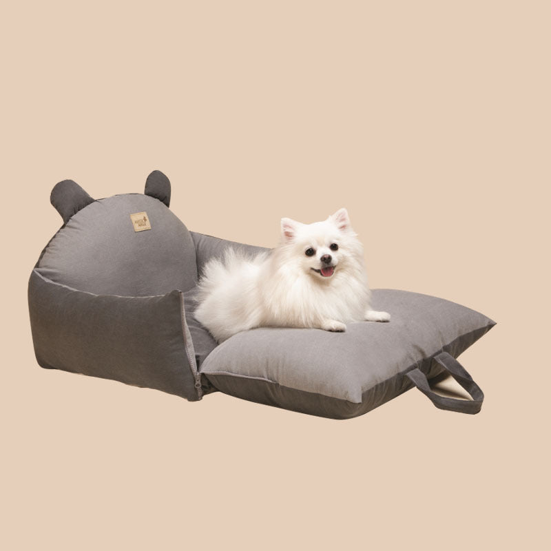 Bear Ears Pet Car Safety Bed Dog Car Seat Bed
