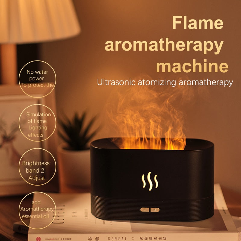 Flame Humidifier Essential Oil Diffuser