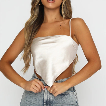 Women's Stylish Triangle Cotton Crop Top