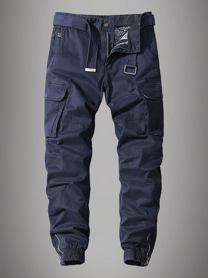 Comfortable Mens Jogger Pants - Multiple Pocket Design
