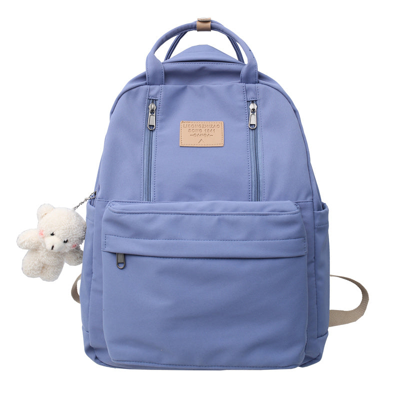Women's Casual Nylon Backpack with Laptop Compartment