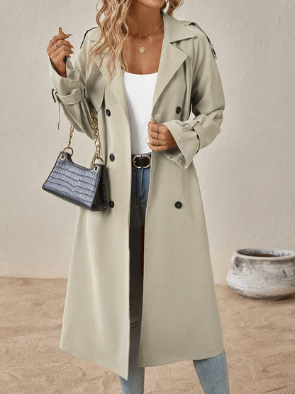 Classic Women's Belted Trench Coat