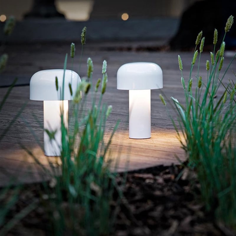 LED Creative Mushroom Rechargeable Table Lamp