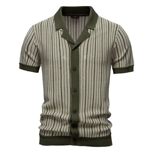 Timeless Striped Cotton Shirt - OutfitLondon