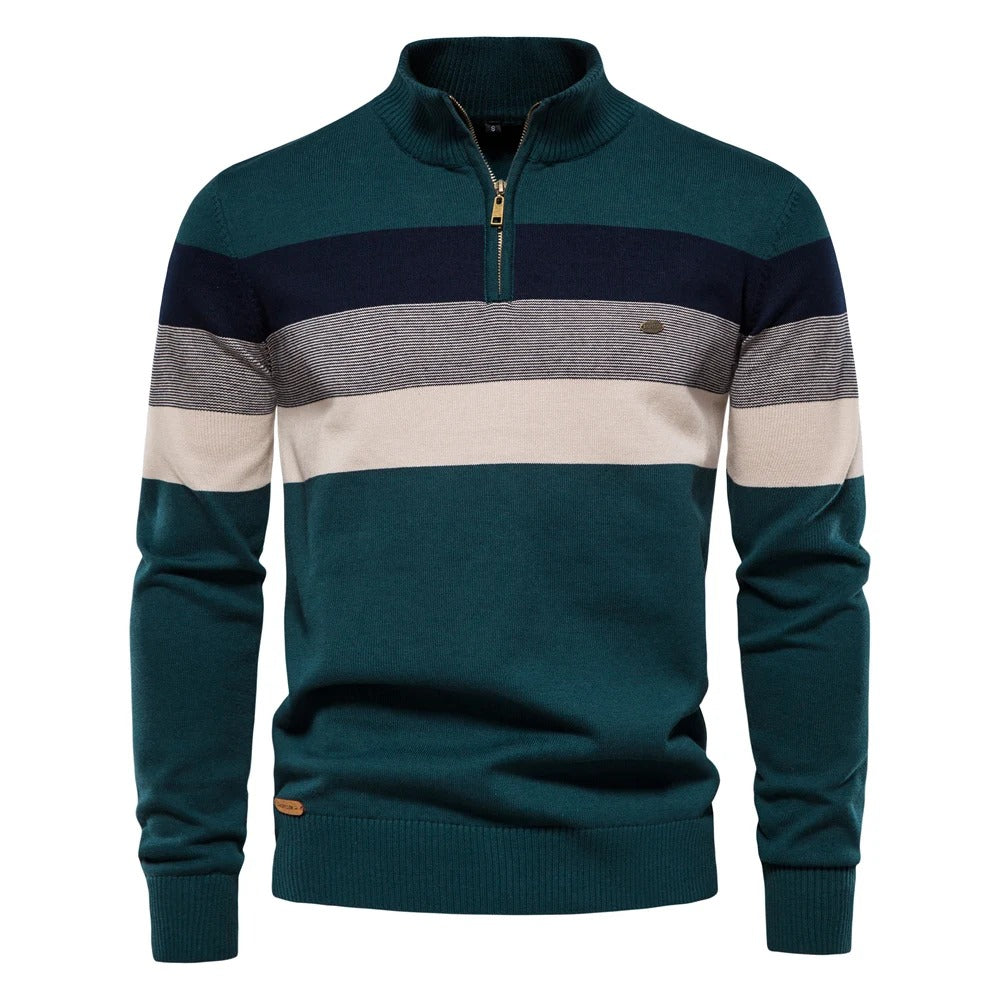Timeless Stripe Crew Neck Sweater
