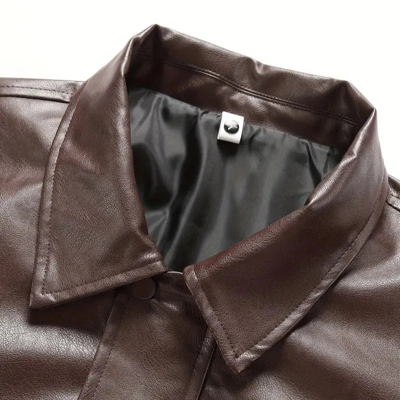 Premium Brown Leather Jacket