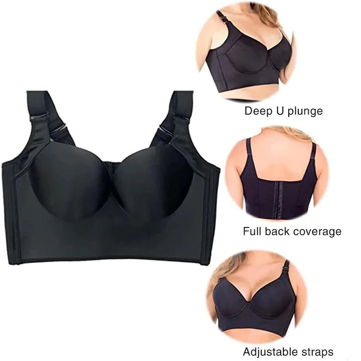 Full Coverage Bra Shapewear Incorporated Hide Back Fat Bra Plus-Size