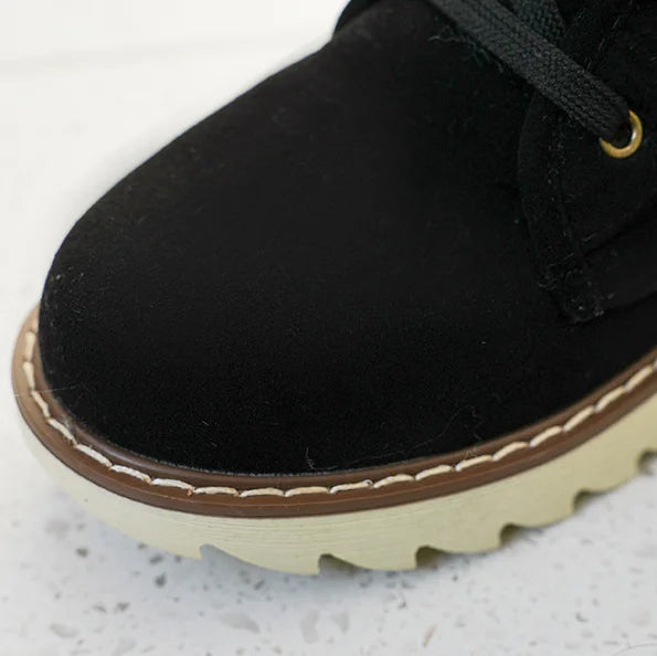 Comfy Women's Ankle Boots - Insulated Lace Up Design