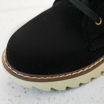 Comfy Women's Ankle Boots - Insulated Lace Up Design