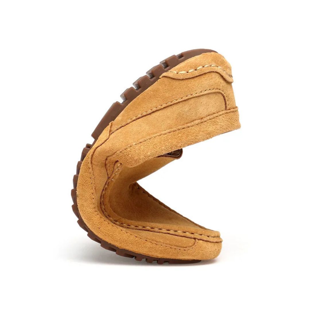 Suede Driving Orthopedic Loafers Men
