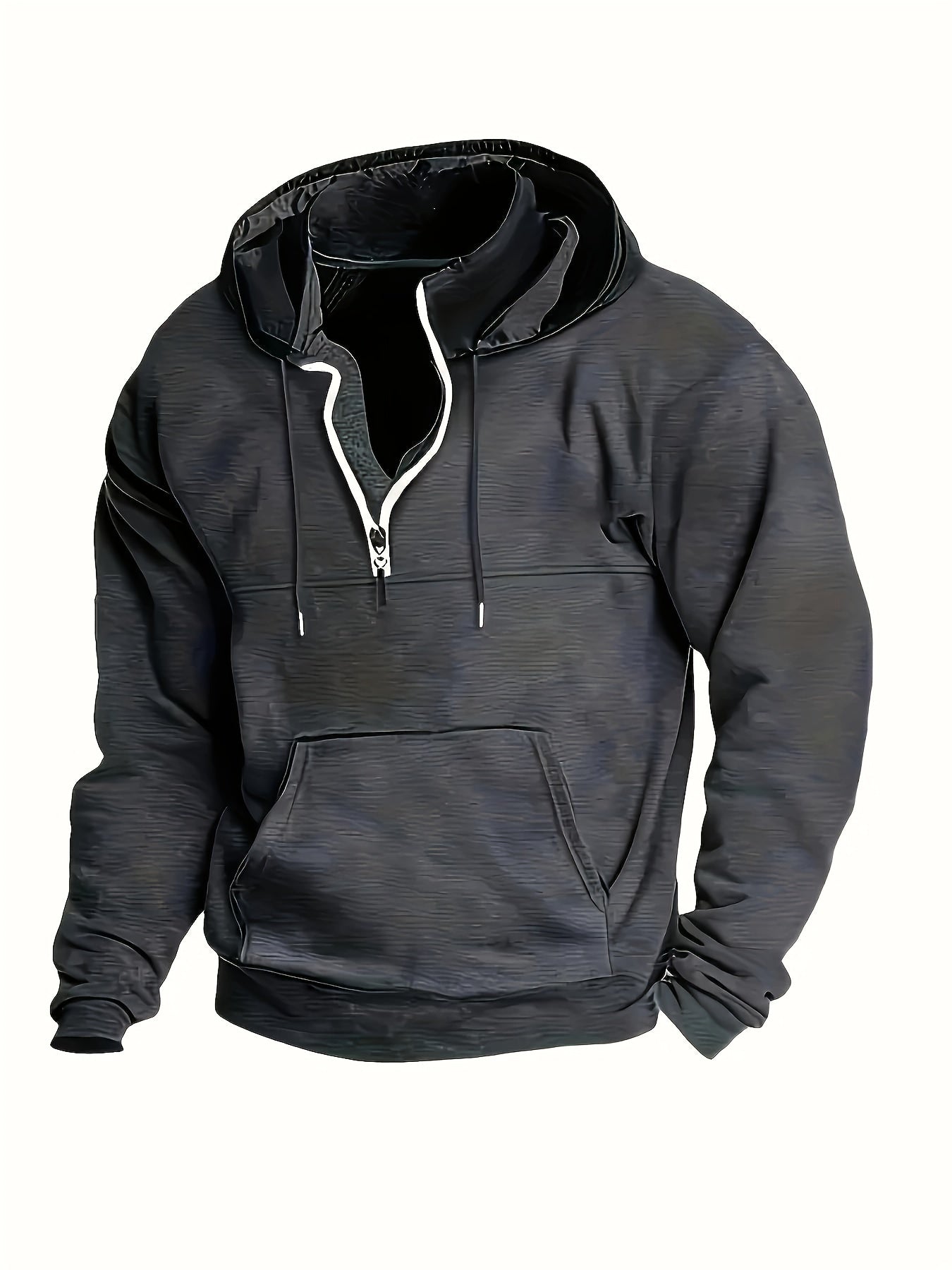 Men's Cozy Thermal Quarter Zip Pullover Sweater