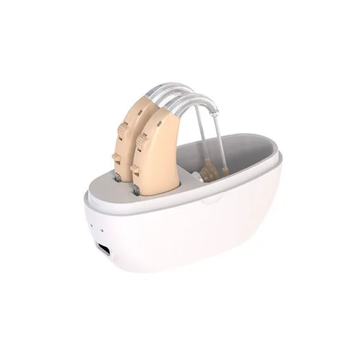 Rechargeable BTE Hearing Aids Low Profile For Seniors