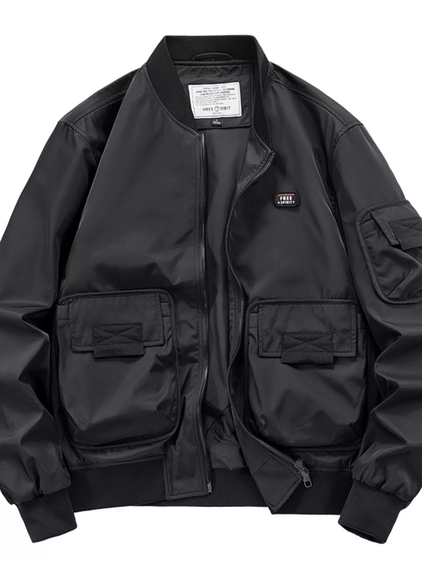 Regular Fit Mens Bomber Coat
