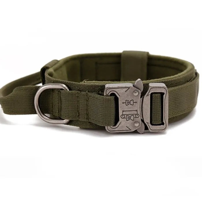 Dog Collar Adjustable Military TacticalPets Dg Collas Leas CntrlTactical Military Dog Training Collar